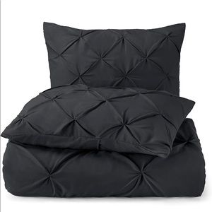 King size black duvet cover